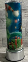 Load image into Gallery viewer, 20 oz Sneaky Cat Holiday Tumbler/Stainless Steel/Double Wall Insulated/Sliding Lid/Straw