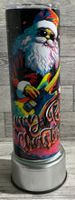 Load image into Gallery viewer, 20 oz Guitar Rocking Santa Tumbler Ready to Sell