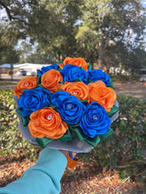 Load image into Gallery viewer, Forever Rose Bouquet w/Decorative Vase/Satin Roses/Luxe Gift