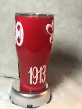 Load image into Gallery viewer, Delta Sigma Theta Bling Tumbler