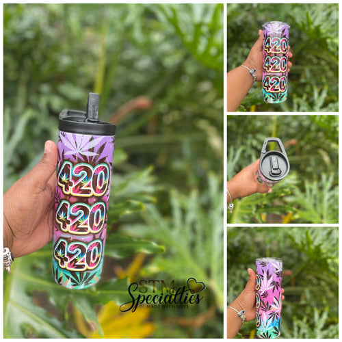 420 Ready  Sublimation Tumbler