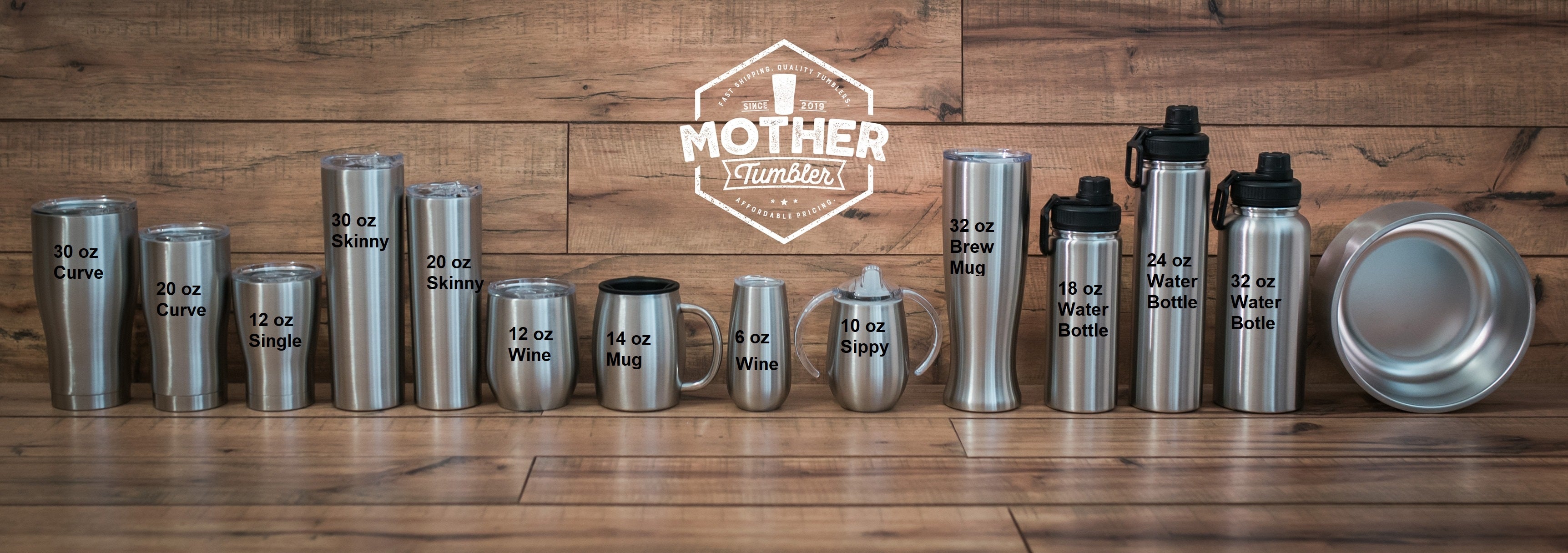 24oz Stainless Steel Water Bottle - Mother Tumbler