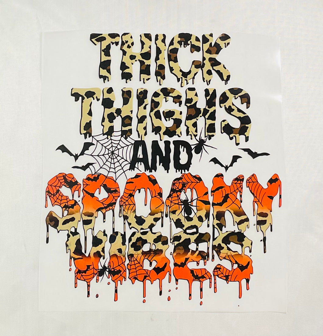 Thick Thighs and Spooky Vibes T-shirt