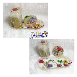 Resin Tray, Grinder and Mini Canister Set