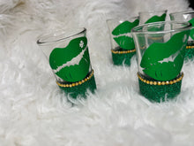 Load image into Gallery viewer, A Kiss of the 4 Leaf Clover Shot Glasses